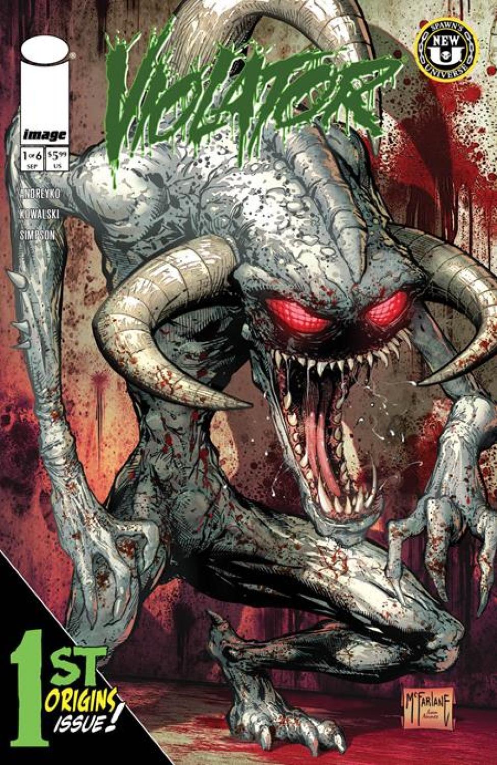 SPAWN VIOLATOR #1 CVR C TODD MCFARLANE VAR (OF 6)