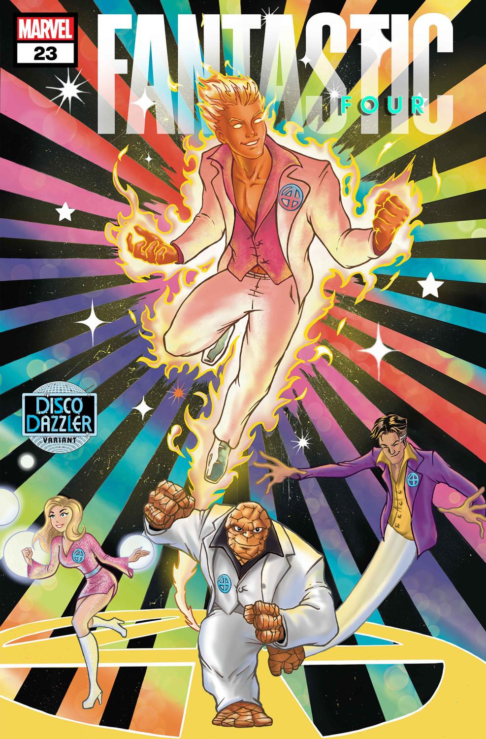 FANTASTIC FOUR #23 BEN SU DISCO DAZZLER VAR CVR C