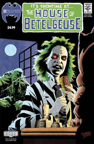 HOUSE OF SECRETS #92 FACSIMILE EDITION 2024 CVR D KELLEY JONES BEETLEJUICE CARD STOCK VAR