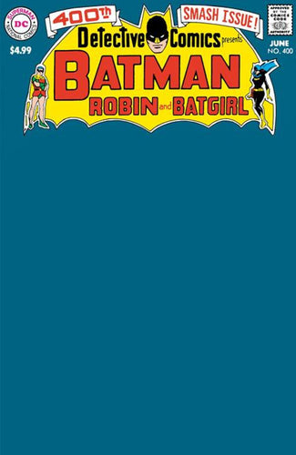 DETECTIVE COMICS #400 FACSIMILE EDITION CVR C BLANK VAR