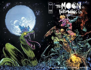 THE MOON IS FOLLOWING US #1 CVR B DANIEL WARREN JOHNSON & MIKE SPICER WRAPAROUND VAR (OF 10)