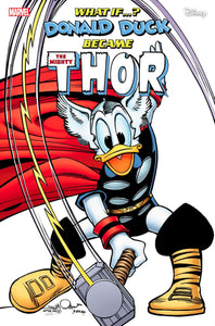 MARVEL AND DISNEY WHAT IF DONALD DUCK BECAME THOR #1 WALT SIMONSON VAR CVR D