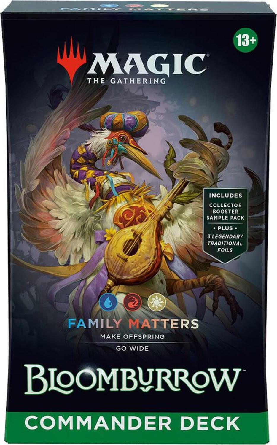 MTG CCG BLOOMBURROW FAMILY MATTERS COMMANDER DECK