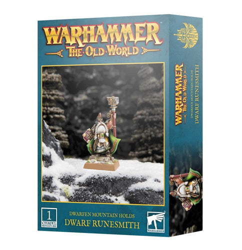 WARHAMMER THE OLD WORLD DWARFEN MOUNTAIN HOLDS DWARF RUNESMITH