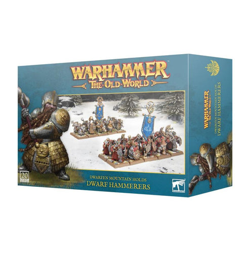 WARHAMMER THE OLD WORLD DWARFEN MOUNTAIN HOLDS DWARF HAMMERERS