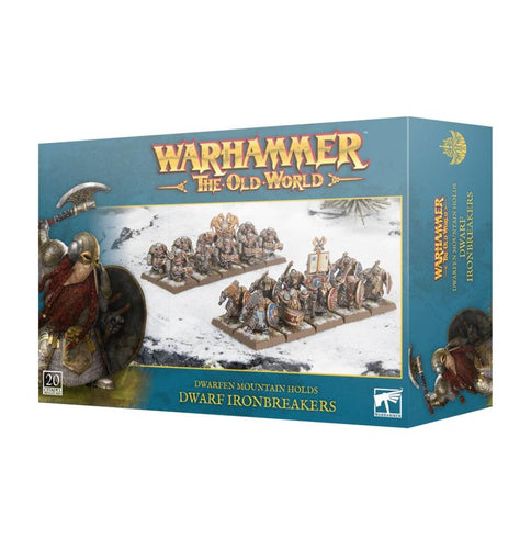 WARHAMMER THE OLD WORLD DWARFEN MOUNTAIN HOLDS DWARF IRONBREAKERS