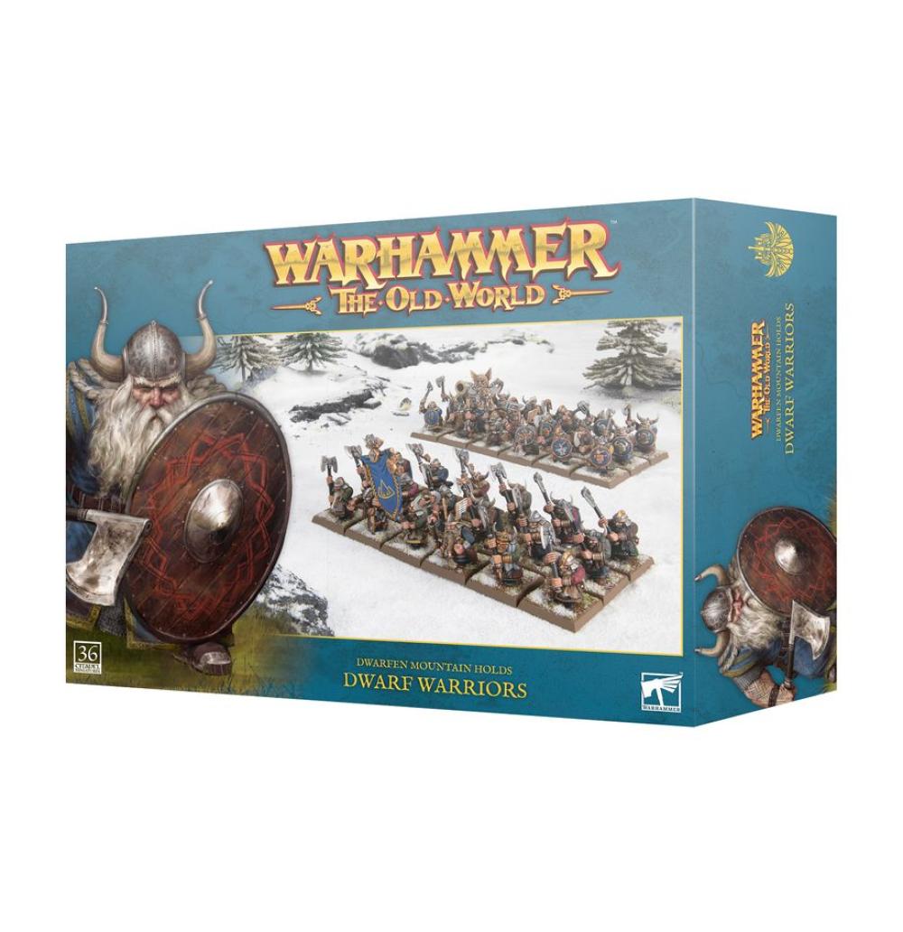 WARHAMMER THE OLD WORLD DWARFEN MOUNTAIN HOLDS DWARF WARRIORS