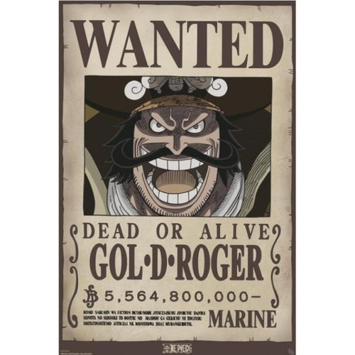 ONE PIECE WANTED GOL D ROGER POSTER