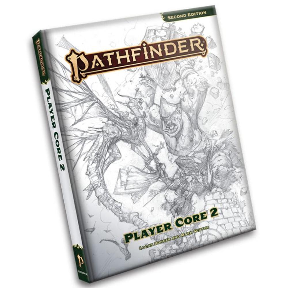 PATHFINDER RPG PLAYER CORE 2 HC P2 SKETCH COVER