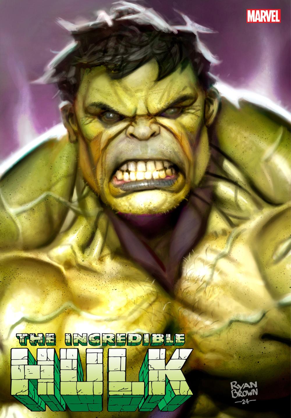 INCREDIBLE HULK #18 RYAN BROWN VAR CVR B