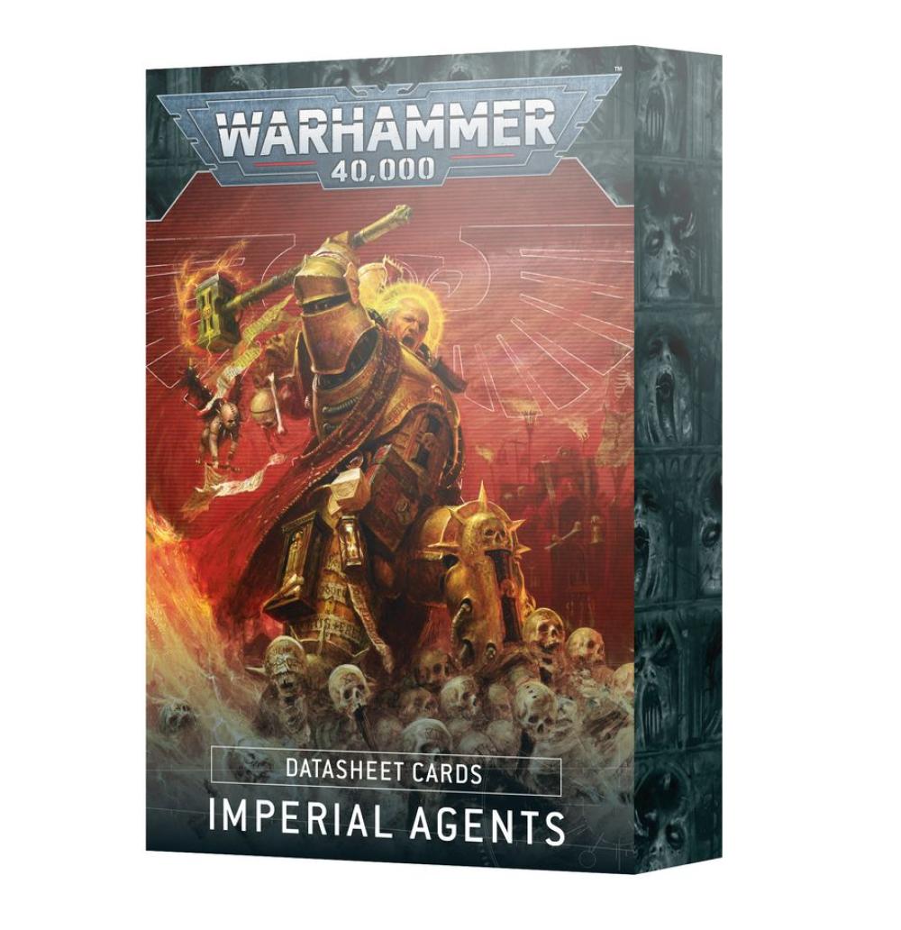 WARHAMMER 40K DATA SHEET CARD IMPERIAL AGENTS