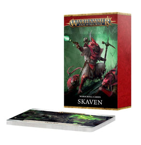 WARHAMMER AGE OF SIGMAR SKAVEN WARSCROLL CARDS