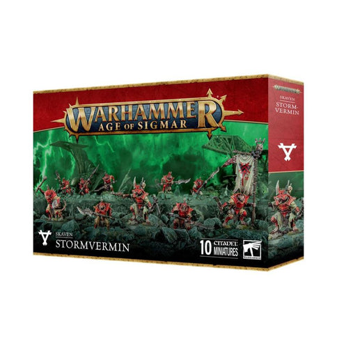 WARHAMMER AGE OF SIGMAR SKAVEN STORMVERMIN