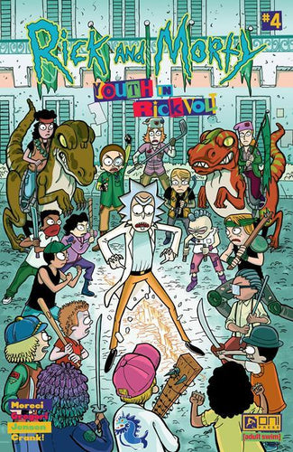 RICK AND MORTY YOUTH IN RICKVOLT #4 CVR A TONY GREGORI OF 4