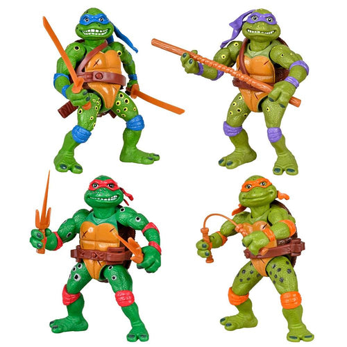 TMNT MOVIE STAR TURTLES AF 4PC SET