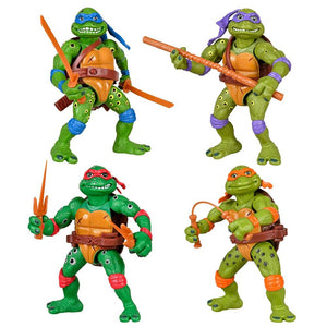 TMNT MOVIE STAR TURTLES AF 4PC SET