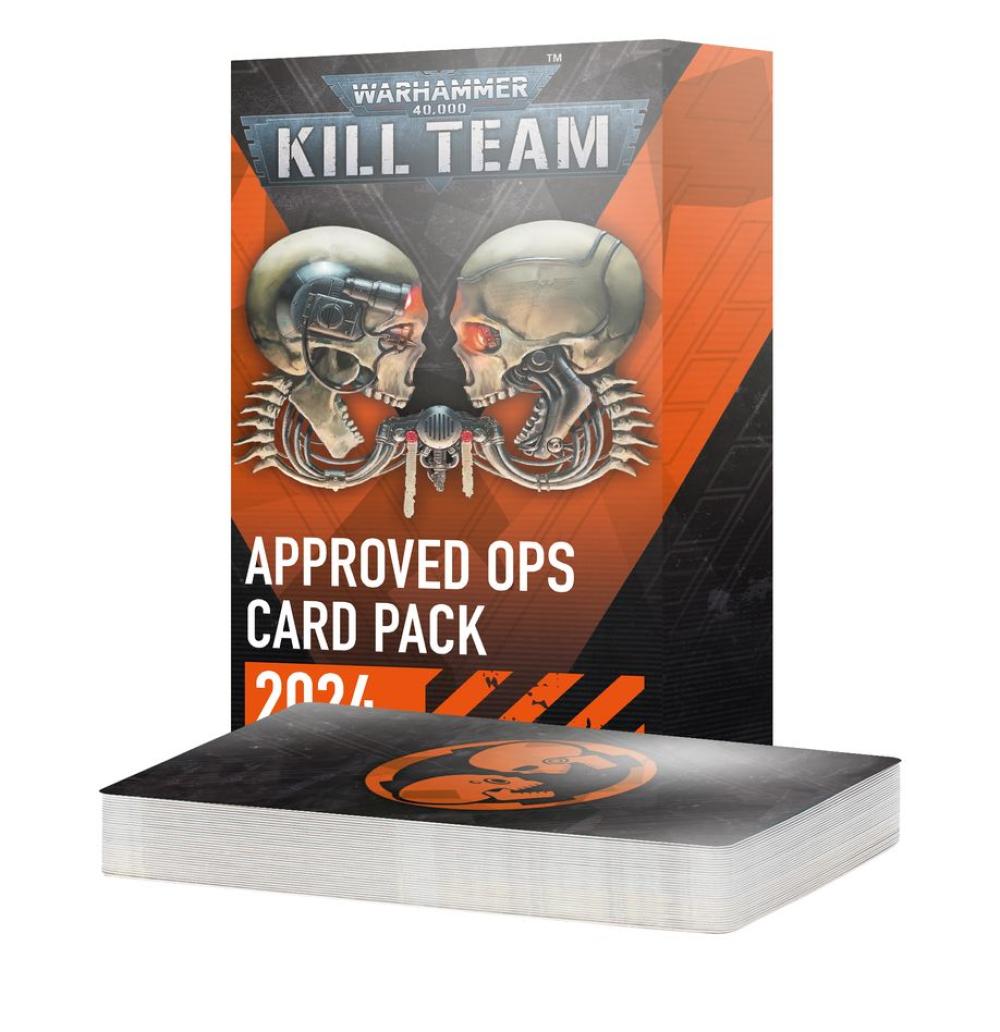 WARHAMMER 40K KILL TEAM APPROVED OPS CARD PACK 2024