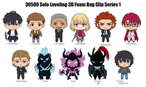 SOLO LEVELING SERIES1 3D FOAM BAG CLIP