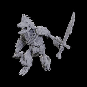 D&D NOLZURS MARVELOUS MINIS LIZARDFOLK SKELETON