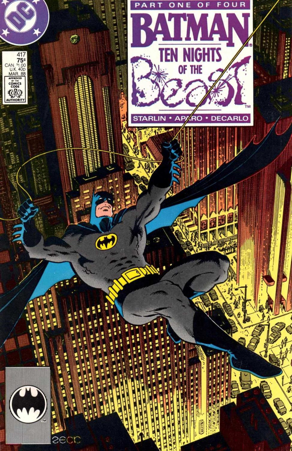 BATMAN #417-420