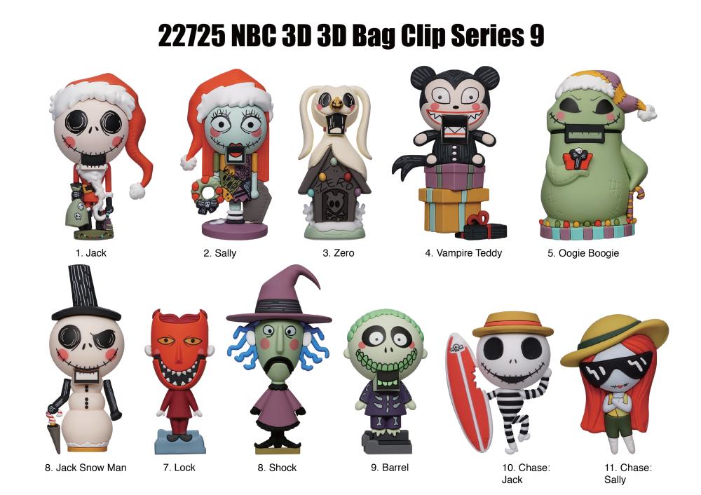 NIGHTMARE BEFORE CHRISTMAS SERIES9 FOAM CLIP BLIND BAG