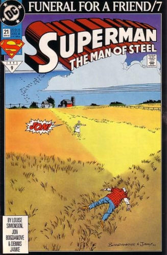 SUPERMAN MAN OF STEEL 1991 #21