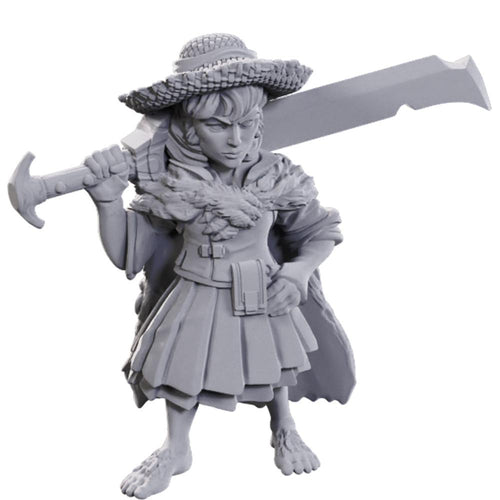 PATHFINDER DEEP CUTS FEMALE HALFLING MAGAUSLOW-LEVEL