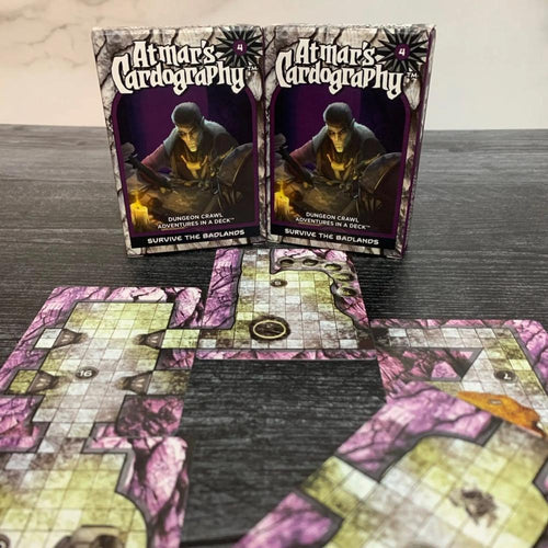 ATMARS CARDOGRAPHY 04 SURVIVE THE BADLANDS DUNGEON CRAWL ADVENTURE DECK
