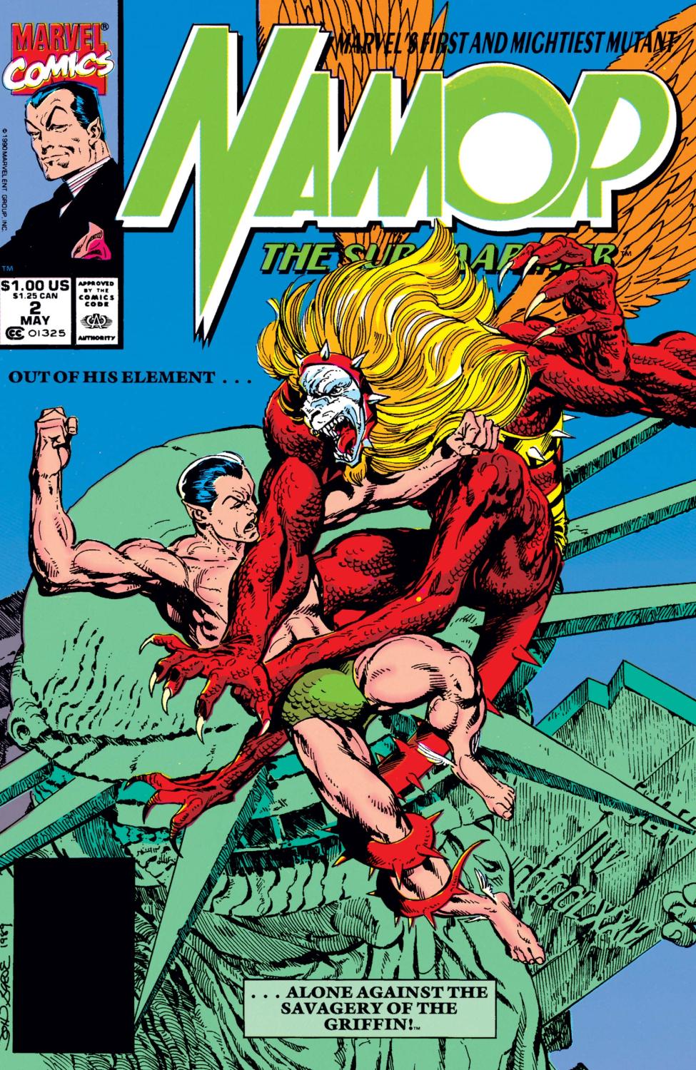 NAMOR THE SUB MARINER 1990 #2