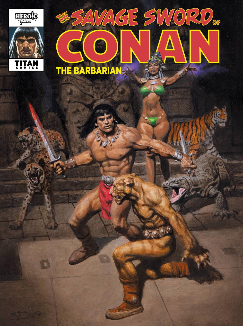 SAVAGE SWORD OF CONAN #7 CVR B JOYCE