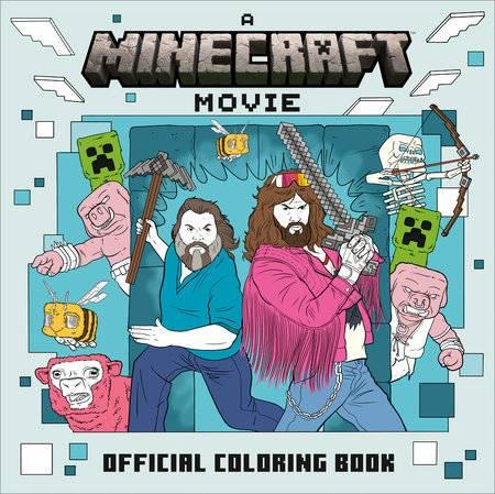 A MINECRAFT MOVIE OFFICIAL COLORING BOOK TP
