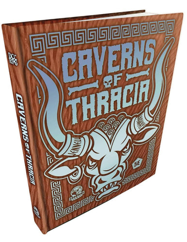 CAVERNS OF THRACIA 5E MINOTAUR-HIDE SILVER FOIL CVR HC