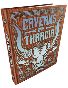 CAVERNS OF THRACIA 5E MINOTAUR-HIDE SILVER FOIL CVR HC