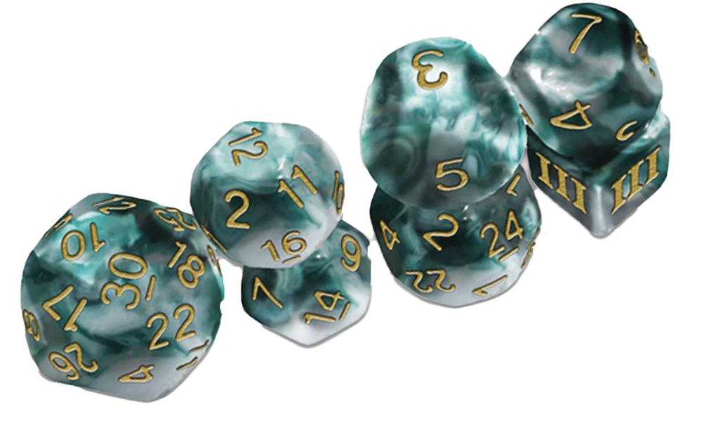 THRACIAN SMOKEY SACRIFICE DICE DCC FUNKY 7 SET