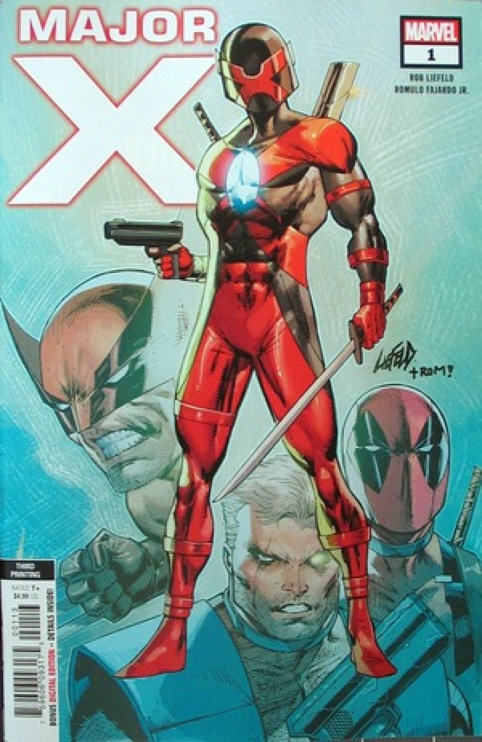 MAJOR X #1 2019 3RD PRINT