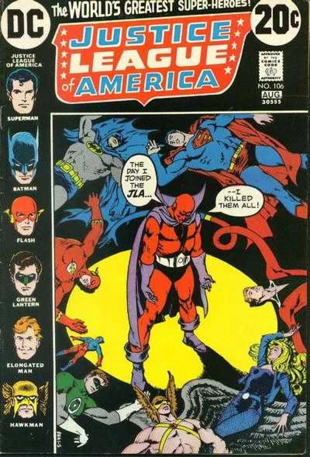 JUSTICE LEAGUE OF AMERICA 1960 #106