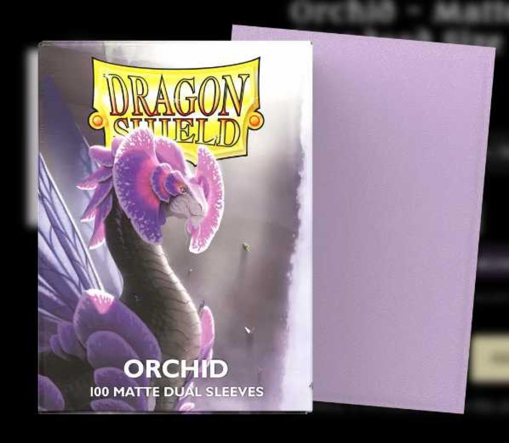 DRAGON SHIELD ORCHID - MATTE DUAL SLEEVES - STANDARD SIZE