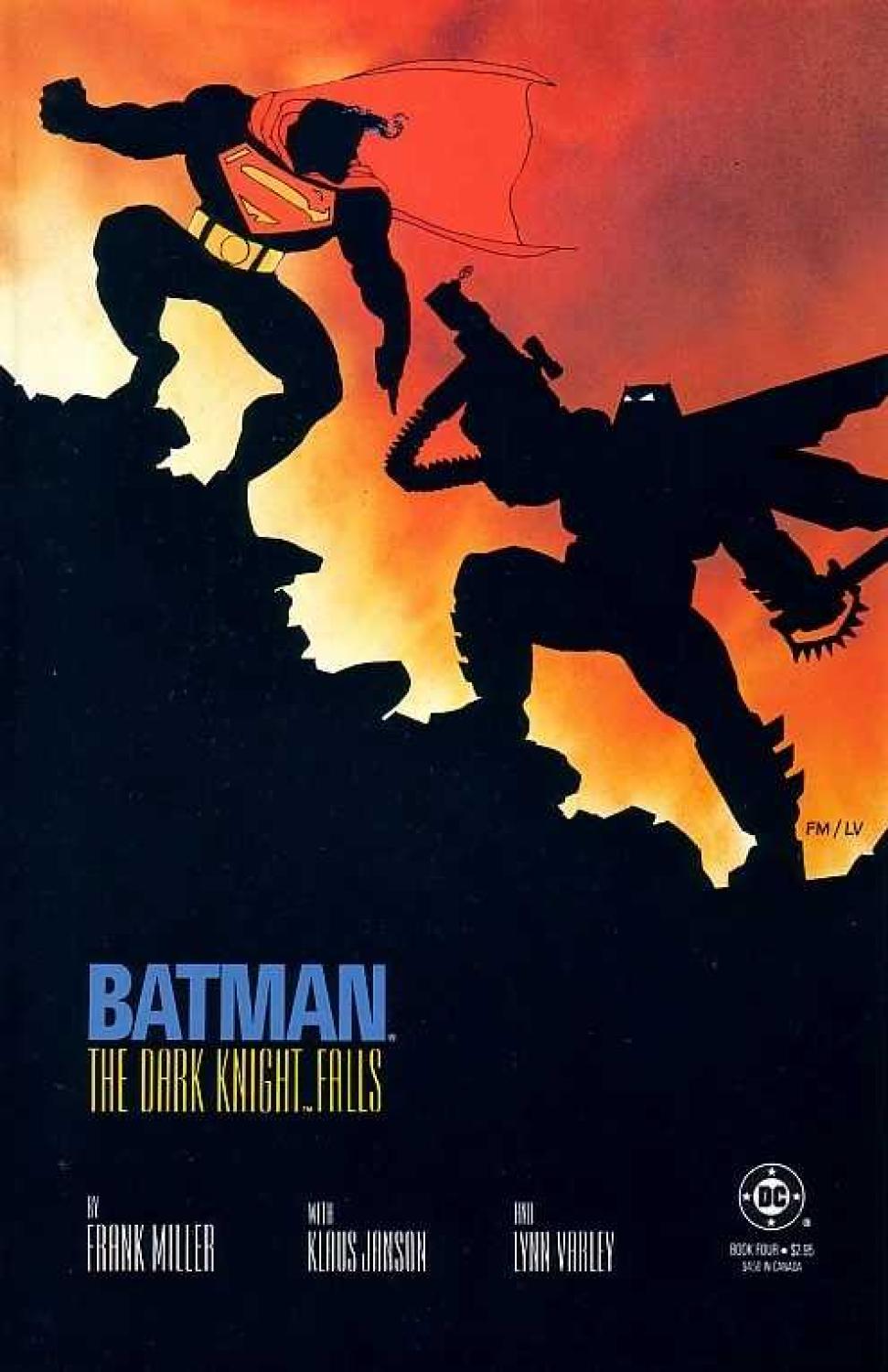 BATMAN THE DARK KNIGHT FALLS THE DARK KNIGHT RETURNS 1986 #4