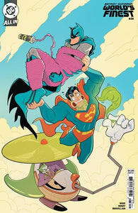 BATMAN SUPERMAN WORLDS FINEST #38 CVR D BRANDT AND STEIN APRIL FOOLS CARD STOCK VAR WE ARE YESTERDAY