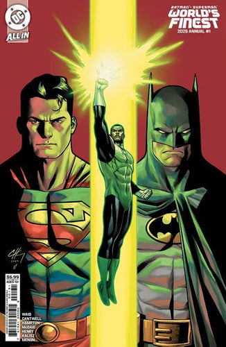 BATMAN SUPERMAN WORLDS FINEST 2025 ANNUAL #1 ONE SHOT CVR B CLAYTON HENRY CARD STOCK VAR WE ARE YESTERDAY