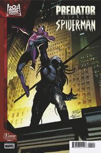 PREDATOR VS SPIDER-MAN #1 PEPE LARRAZ PROMO ART VAR CVR B