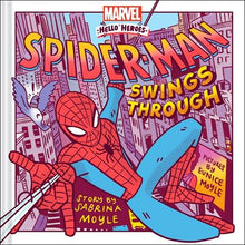 Load image into Gallery viewer, SPIDER-MAN SWINGS THROUGH HC A MARVEL HELLO HEROES BOOK
