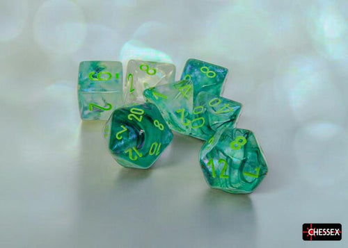 CHX 27595 BOREALIS KELP / LIGHT GREEN POLYHEDRAL 7 DIE SET