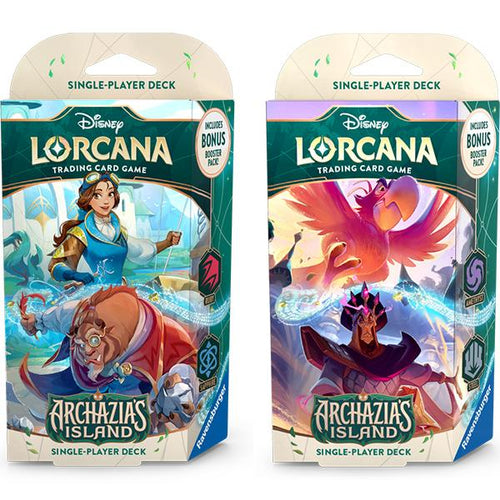DISNEY LORCANA ARCHAZIAS ISLAND STARTER DECK DISPLAY