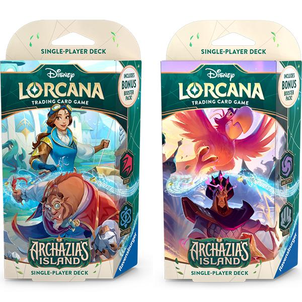DISNEY LORCANA ARCHAZIAS ISLAND STARTER DECK DISPLAY