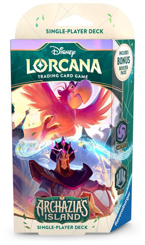 DISNEY LORCANA ARCHAZIAS ISLAND AMETHYST AND STEEL STARTER DECK