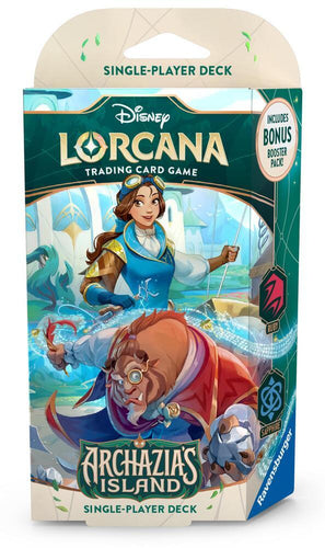 DISNEY LORCANA ARCHAZIAS ISLAND RUBY AND SAPPHIRE STARTER DECK
