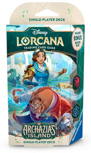 DISNEY LORCANA ARCHAZIAS ISLAND RUBY AND SAPPHIRE STARTER DECK