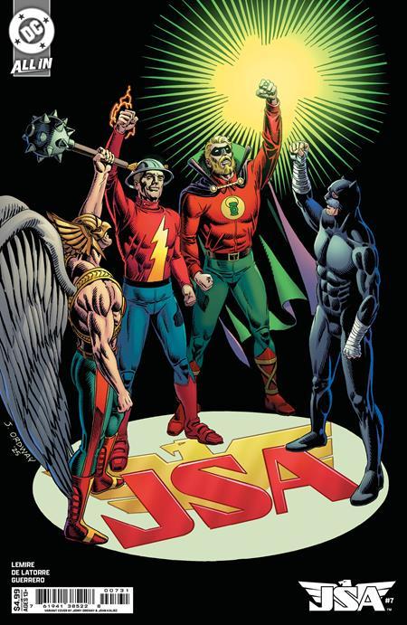 JSA #7 CVR C JERRY ORDWAY CARD STOCK VAR