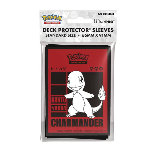 POKEMON TCG CHARMANDER 65CT DECK PROTECTOR SLEEEVES C